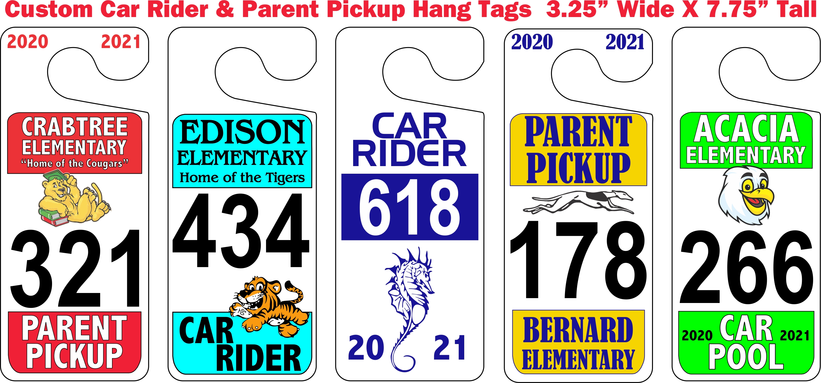 car-rider-passes-and-parent-pickup-id-tags-k12parkingpermits